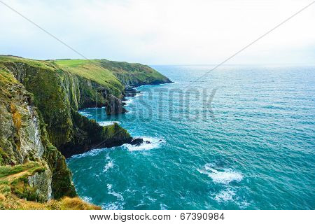 Irish Landscape. Coastline Atlantic Coast County Cork, Ireland