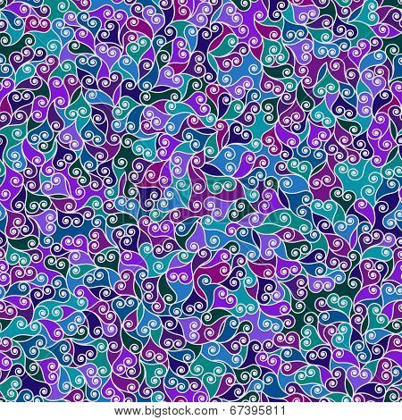 Seamless Pattern Stained Glass