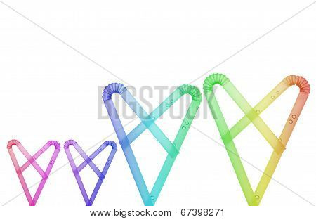 Rainbow straws