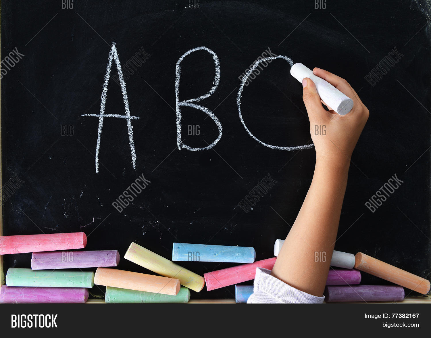 Hand Child Writing Image & Photo (Free Trial) | Bigstock