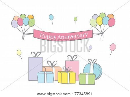 Gift box in party