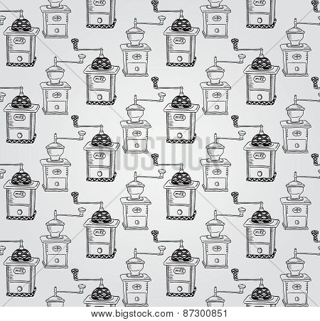 Vintage Hand Drawn Seamless Pattern