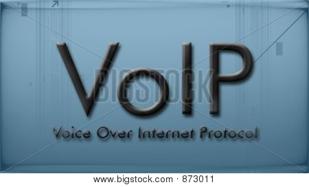 VoIP em tons de azuis