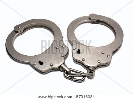 Steel Police Handcuffs
