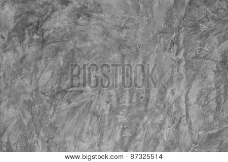Polished Concrete Wall And Floor Background.