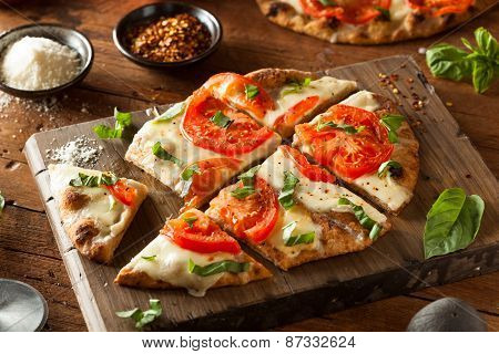 Homemade Margarita Flatbread Pizza