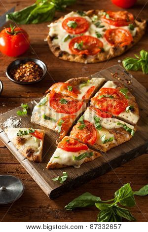Homemade Margarita Flatbread Pizza
