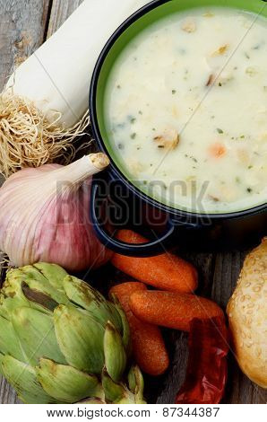 Artichoke Creamy Soup