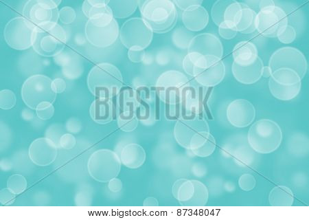 green circle shape boke background