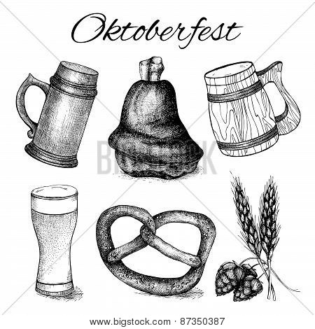 Oktoberfest traditional  food