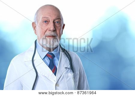 Portrait of friendly male doctor smiling