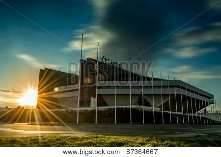 Sunset Cez Arena Stadium Ostrava, Czech Republic