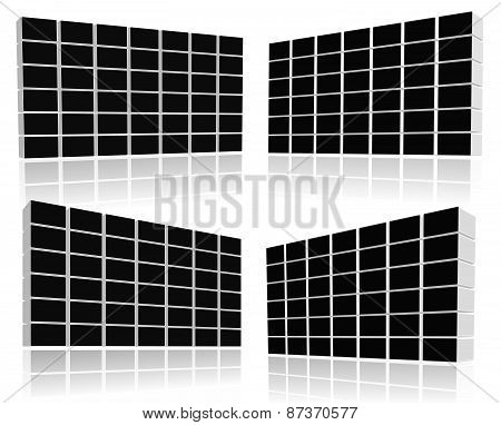 Video Walls In 3D With Perspective