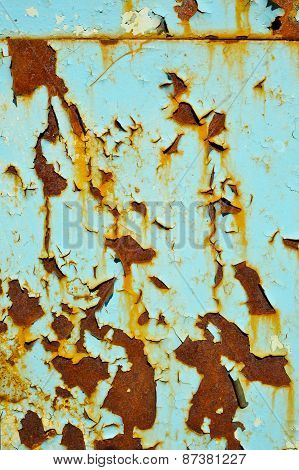 Texture with Faded green chipped paint