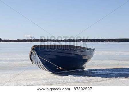 The front of the boat