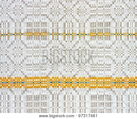 Background Linen Fabric With A Pattern Of Weaving