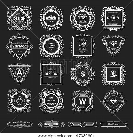 Monogram  luxury logo template