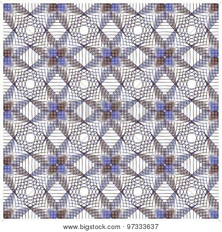 The geometric ornament. Seamless pattern.