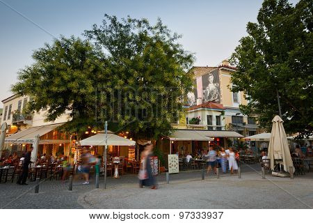Restaurants in Athens.