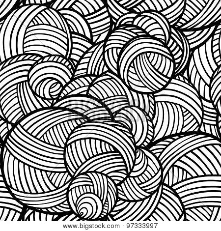Vector abstract shapes pattern