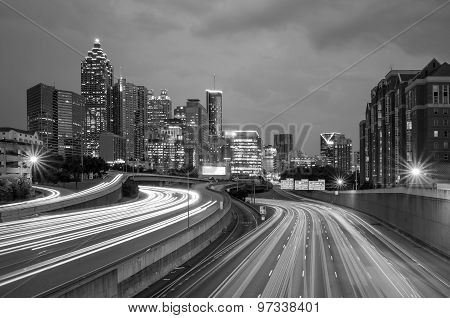 Downtown Atlanta, Georgia, Usa Skyline.
