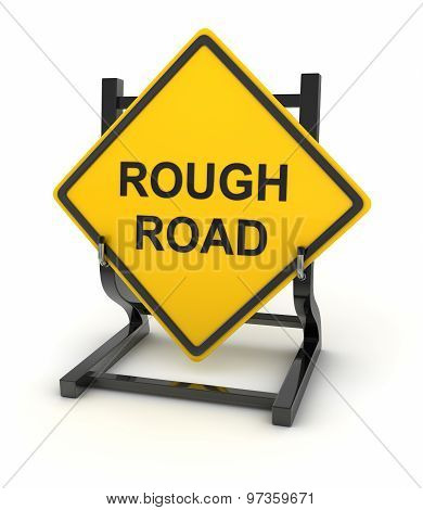 Road Sign - Rough Road