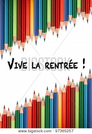 Multicolored Pencils For The Welcome Back To School