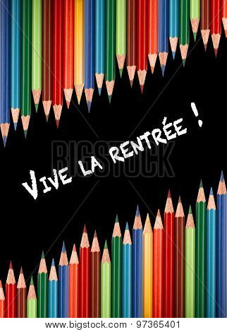 Multicolored Pencils For The Welcome Back To School
