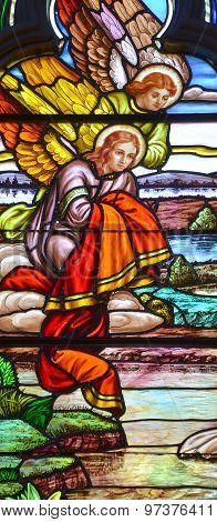 Stained glass window