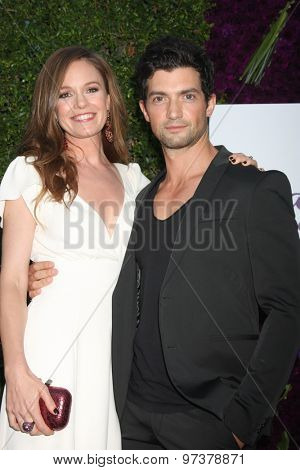 LOS ANGELES - JUL 29:  Rachel Boston, David Alpay at the Hallmark 2015 TCA Summer Press Tour Party at the Private Residence on July 29, 2015 in Beverly Hills, CA