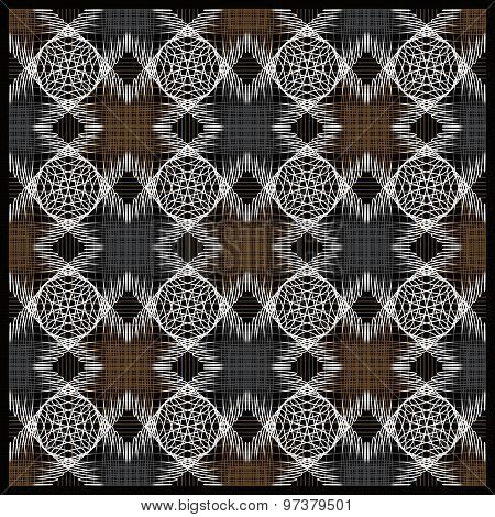 The geometric ornament. Seamless pattern.