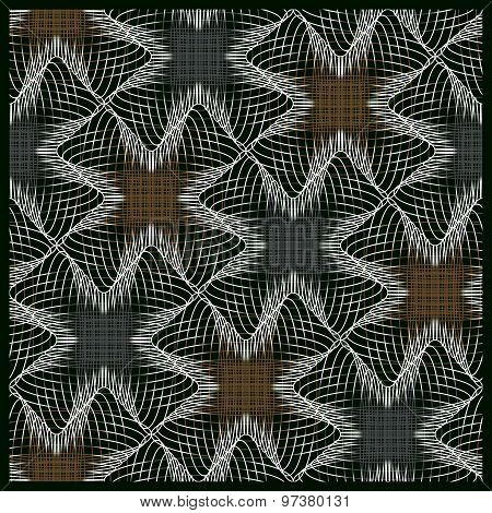 The geometric ornament. Seamless pattern.