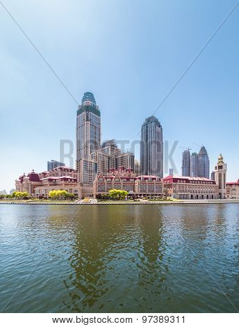 Tianjin Jinwan Plaza Closeup