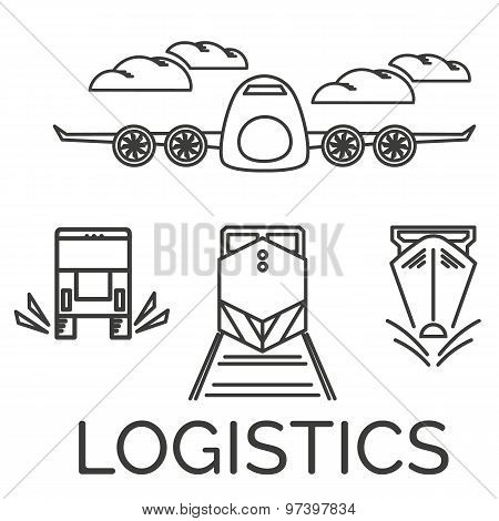Logistics icons