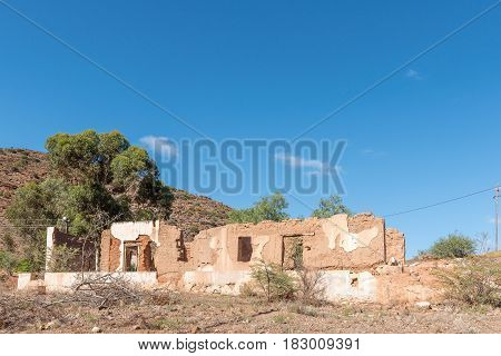A ruin in Zoar a village in the Western Cape Province