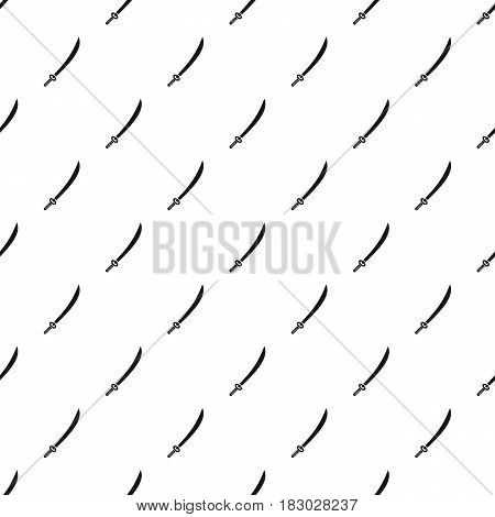 Katana pattern seamless in simple style vector illustration