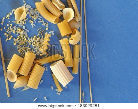 Traditional Italian Pasta With Copy Space With Copy Space
