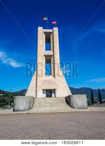Monumento Ai Caduti War Memorial In Como (hdr)
