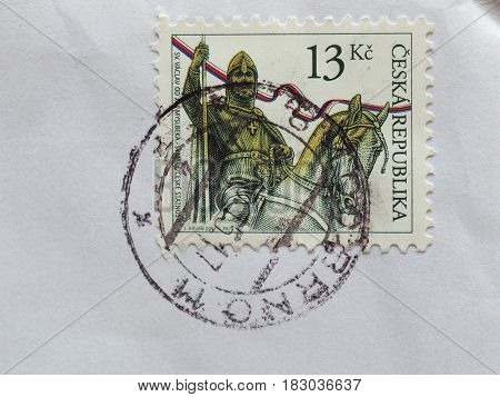 Stamp Of Czech Republic