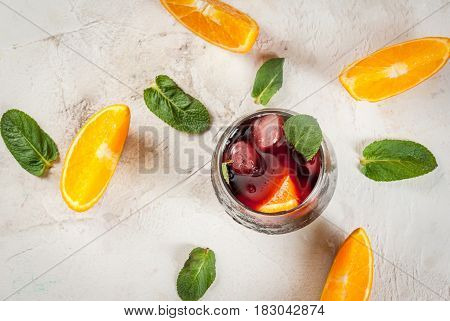 Traditional Spanish Cocktail, Tinto De Verano
