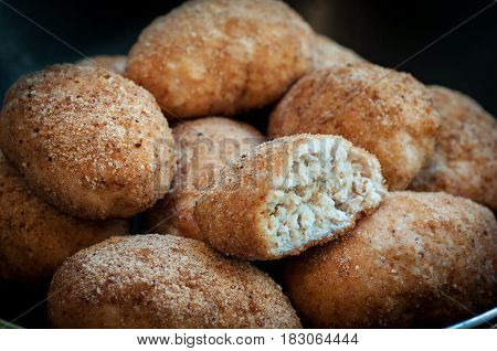 Homemade cutlets. Healthy food. chicken cutlets meat cutlets