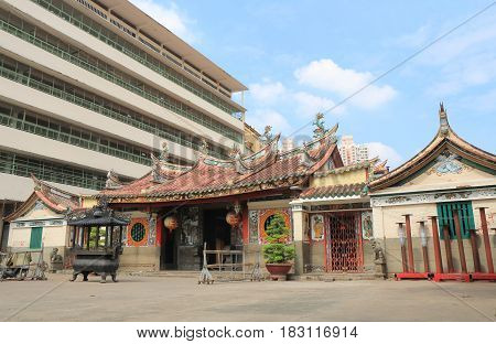 Chua Ong Bon temple in Chinatown Ho Chi Minh City Saigon Vietnam