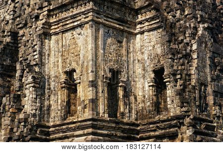 Kalasan temple is located in Kalibening village, Tirtamani, Sleman Regency, Yogyakarta, Indonesia