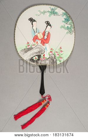 Hand Fan Of Chinese Theater