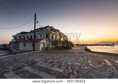 Kokkari village on Samos island in Greece.