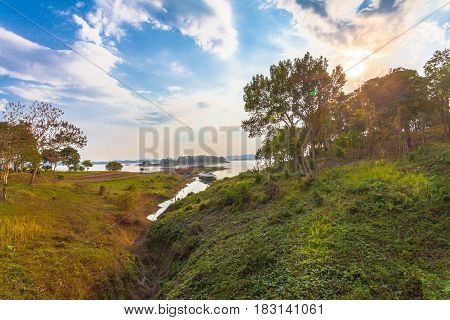 Suspension Bridge At Pompee Viewpoint