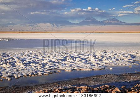 Laguna Tebinquinche Landscape In San Pedro De Atacama, Chile