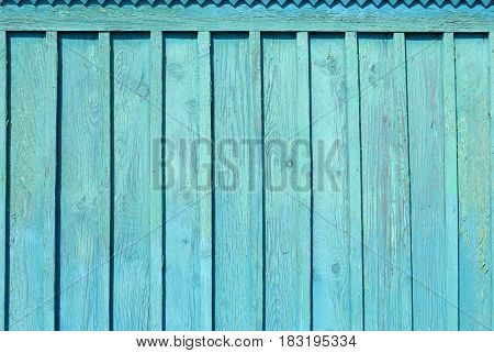 The blue Barn Wooden Wall Planking Texture