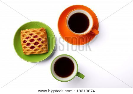 Tee und Blätterteig