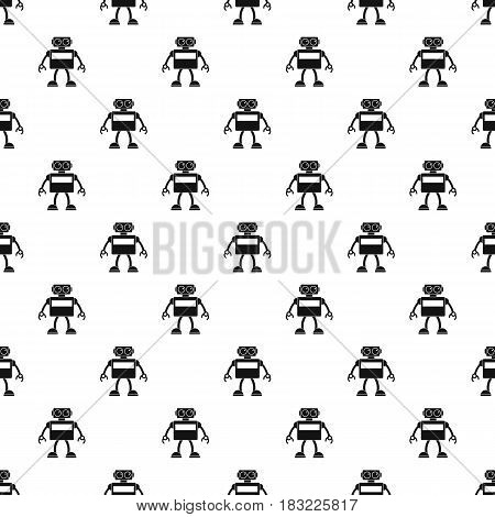 Android robot pattern seamless in simple style vector illustration